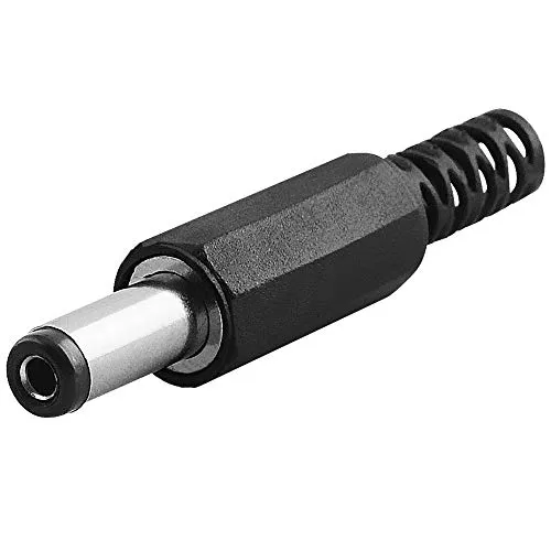 Produktbild BestPlug 12V 24V DC Stromstecker Lötversion, Innendurchmesser 2,1mm, Außendurchmesser 5,5mm, Schwarz