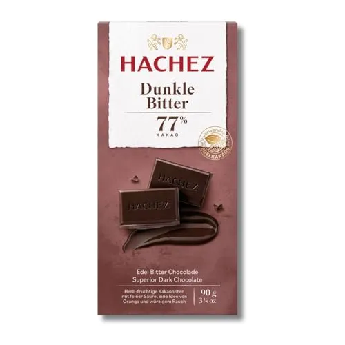 Hachez Tafel Dunkle Bitter 77% (1 x 90 g)
