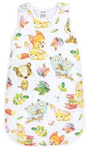TupTam Babyschlafsack 2.5 TOG Seitlicher Reißverschluss Ärmellos