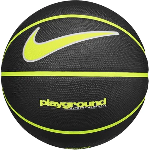 Nike Everyday Playgrou Basketball, Black/Volt/White/Volt, 7 in schwarz von Nike