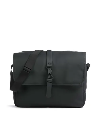 Rains Kuriertasche schwarz RAINS-14580-01 - Umhängetasche aus 16″ Polyurethane und Polyester, wasserabweisend und stylisch für jeden Anlass.