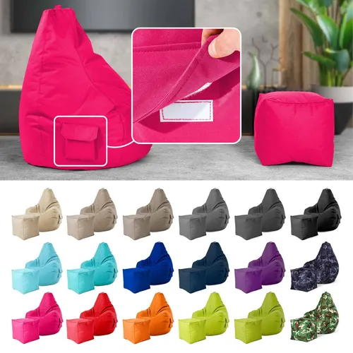 Green Bean Sitzsack Pink