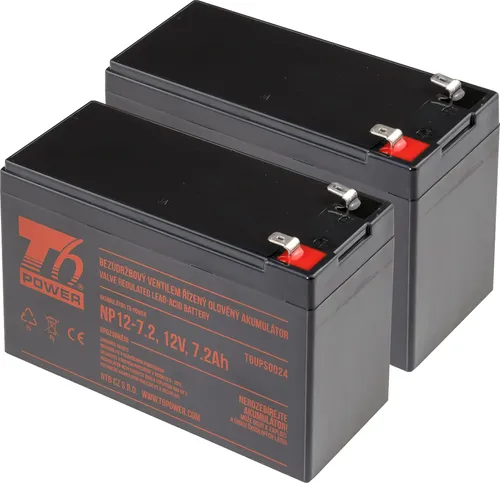 T6 Power Akkusatz für APC Back-UPS 1400, VRLA, 12 V von T6 Power