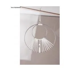 Rayher Metallringe beschichtet, 10cm, silber (33184969) von Rayher