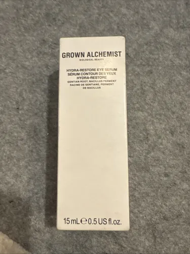 Grown Alchemist Hydra-Restore Eye Serum 15 ml - Augenpflege mit parfümfreiem, 98 % natürlichen Serum, das Schwellungen und Augenringe mildert und für ein erfrischtes Aussehen sorgt.