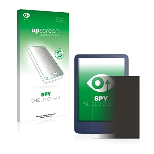 upscreen Anti-Spy Blickschutzfolie für Amazon Kindle Reader 2022/2024 Made in Germany, Privacy Displayschutz-Folie [Sichtschutz, Blaulichtfilter]