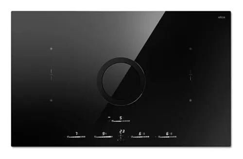 Elica PRF0196335, Induktionskochfeld mit integrierter Dunstabzugshaube NIKOLATESLA SWITCH GLOW EVO BL/A/83, Black