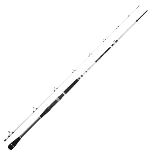Spro Salty Beast Nano Jig BC 240cm - Hochwertige Meeresrute für Baitcaster - Angelrute zum Hochseeangeln mit 240cm Länge und 150g Wurfgewicht, ausgestattet mit Toray Carbonblank für optimale Sensibilität und Stabilität.