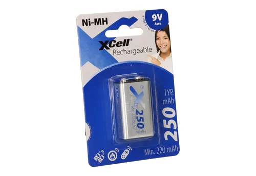 XCell XCell 9V-Block Akku Ni-MH 8,4V 250mAh Akku