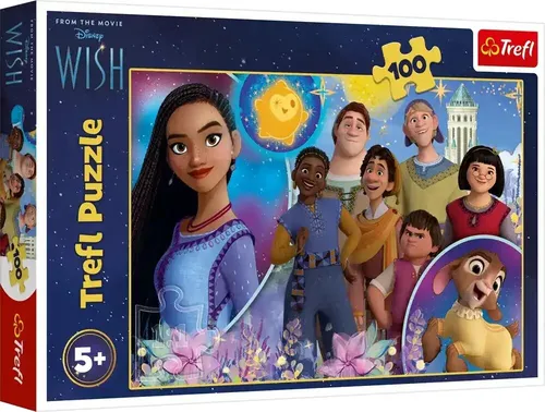 Puzzle 100 elementów Życzenie Disney TREFL 16474 TREF TREFL 5900511164749