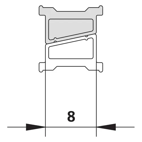 Kermi Magnetleiste 2000 mm von Kermi