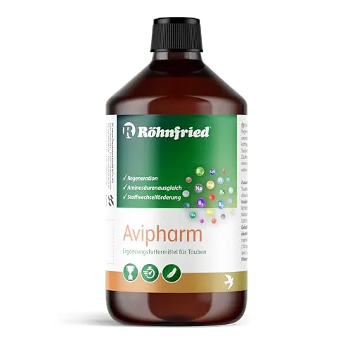 Röhnfried Avipharm, Flüssig-Konzentrat - zur Stärkung nach Wettflügen bei Brieftauben (1000 ml)