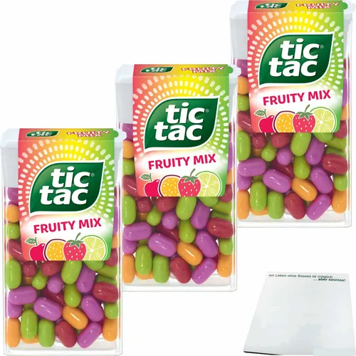 tic tac Fruity Mix 3er Pack 3x54g Dose usy Block