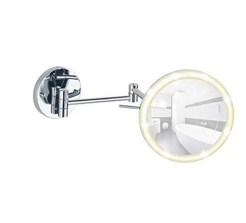 Produktbild WENKO Power-Loc LED Wandspiegel Aura