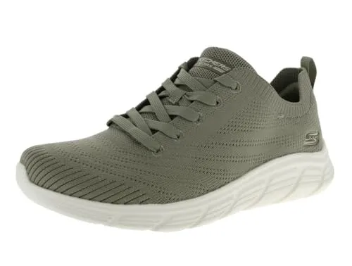 Skechers Bobs Bflex Lo Graceful Stride Sportschuhe Grau EU 41 - Halbschuhe mit veganem Obermaterial aus Textil, ausgestattet mit Skechers Memory Foam™ für optimalen Tragekomfort und dämpfende Sohle. Ideal für lässigen Streetstyle!