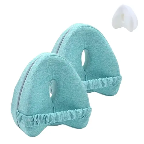 MAGIC SELECT 2 Stuck Orthopädisches Kissen für Bein. Seitenschläfer Kniekissen. Ergonomisches Kissen aus Memory-Schaum zur Linderung von Rücken-, Hüft-, Ischias- und Gelenkschmerzen.