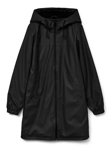 Vero Moda Regenjacke VMASTA TEDDY COATED COAT NOOS in schwarz von VERO MODA