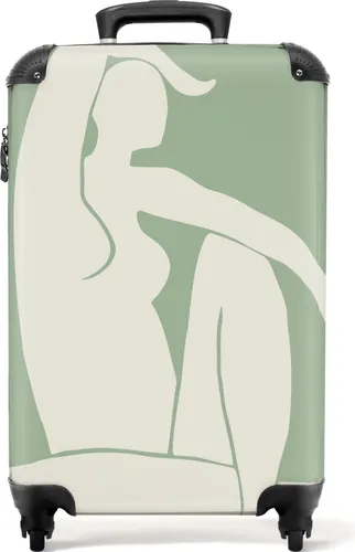 NoBoringSuitcases.com® Koffer Handgepäck Trolley Rollkoffer Kleine Reisekoffer mit 4 Rollen