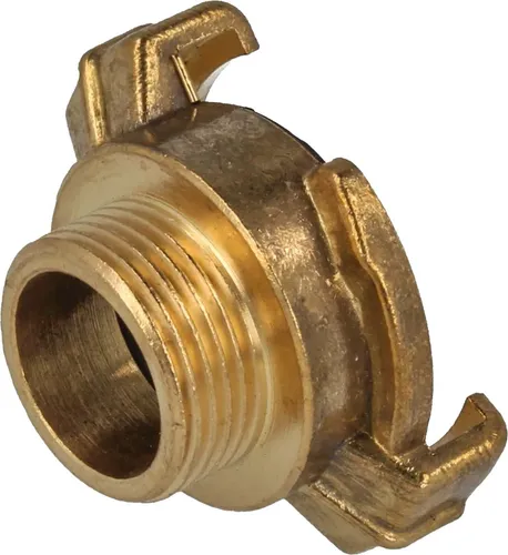 Tecuro - Schnellkupplung Mit 1/2 Zoll Außengewinde - Messing Blank