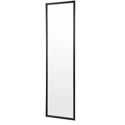 Produktbild Spiegel Pregasina , schwarz , Glas,Aluminium,Kunststoff , Maße (cm): B: 34 H: 125 T: 1.5