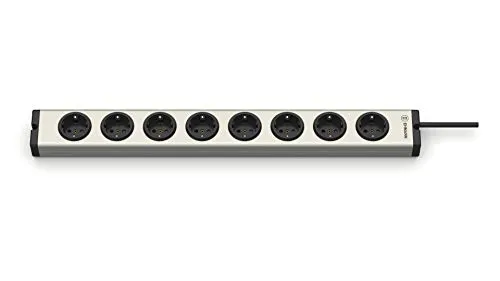 Ehmann 0600x00082031 Steckdosenleiste 8fach Aluminium