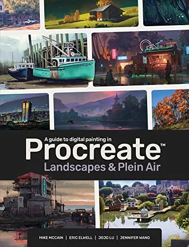 A Guide to Digital Painting in Procreate: Landscapes & Plein Air - Digitale Kunst - Meistere die Kunst des digitalen Malens mit diesem umfassenden Leitfaden für Landschaften und Plein Air in Procreate.