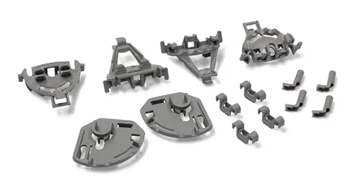 daniplus Klappstachelreihenlager Lagerset für Geschirrspüler Unterkorb kompatibel Bosch Siemens Neff Constructa 418675