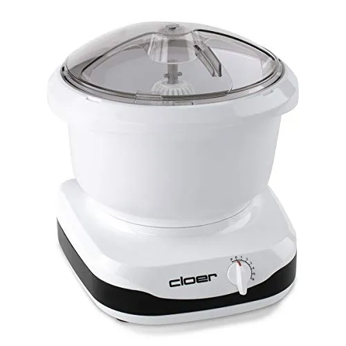 Cloer 7001 Küchenmaschine - Universalküchenmaschine mit 6L Rührschüssel, 6 Geschwindigkeitsstufen und umfangreichem Zubehör für perfekte Backergebnisse.