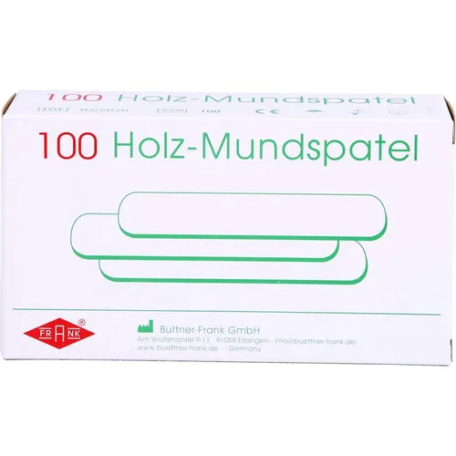 Holzmundspatel 100 Stück von Büttner-Frank