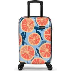 BHPPY Kinderkoffer handgepäck 53x35x20 cm, Reisekoffer kinder, Kinderkoffer mit rollen, Hartschalenkoffer für Kinder, Farbe Blau - Blau