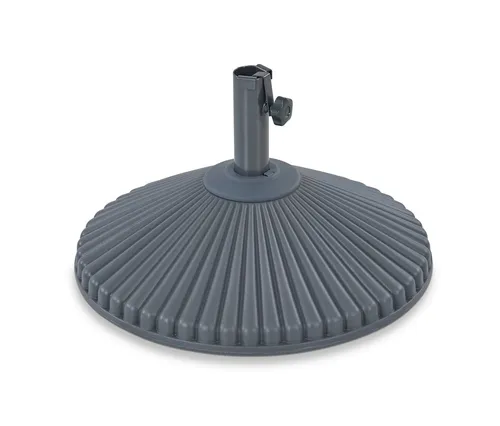 Leco Sonnenschirmständer anthrazit – stabil und praktisch - Robuster Sonnenschirmständer mit Ø 59 cm, ideal für Leco-Aluminium-Sonnenschirme. Gefertigt aus 100% Polypropylen, bietet er sicheren Halt durch Befüllung mit Wasser oder Sand.