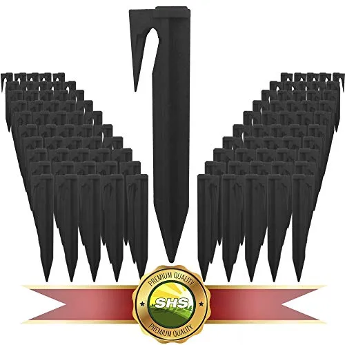 Stück SHS Haken Erdspieße für Mähroboter Zubehör SET Befestigung für Begrenzungskabel Suchkabel Kabelhalter/kompatibel mit GARDENA/BOSCH/HUSQVARNA/WORX/HONDA/ROBOMOW/iMow 100