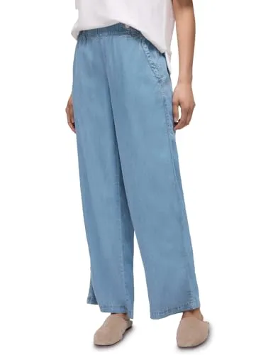 Street One Wide Leg Hose Light Blue Soft wash 34