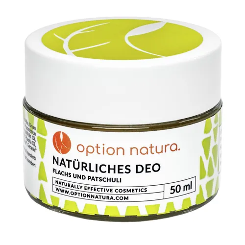 Gesundes Deodorant Flachs & Patchouli 50ml