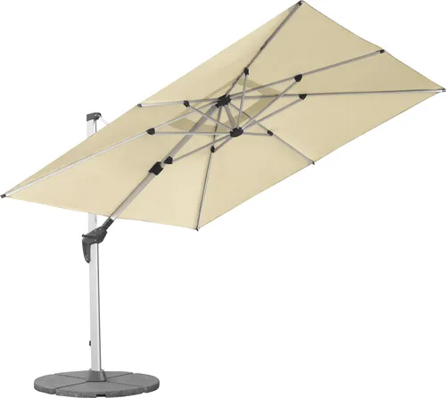 anndora® Ampelschirm 3x3m mit Granitplatten
