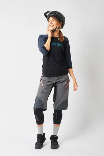 Dirtlej Funktionsshorts trailscout half & half ladies grey/peach