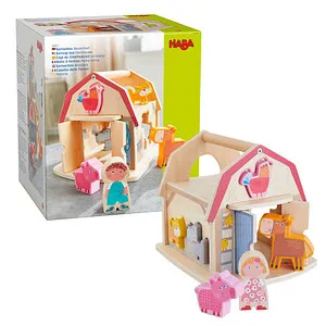 HABA 1306625001 Sortierbox Bauernhof Spielset - Spielwelten: Fördert die motorischen Fähigkeiten und Kreativität von Kindern durch interaktives Spielen mit liebevoll gestalteten Bauernhof-Tieren.