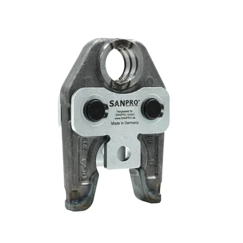 Sanpro Pressbacke/Presszange U-Profil 18 - Einpresswerkzeug für Presskonturen U 16, 20, 25, 32, hergestellt aus hochfestem Vergütungsstahl für hohe Standzeiten und Profiqualität 'Made in Germany'.