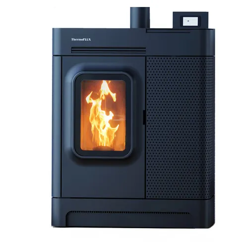 ThermoFlux | Pelletofen Adele 6| mit Farbdisplay | Wi-Fi | 6 kW
