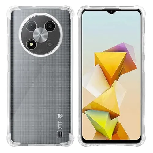 Cadorabo Hülle kompatibel mit ZTE Blade A73 5G Hülle Silikon Handyhülle für Blade A73 5G Case aus [Nie vergilben Technologie], Kratzfeste Schutzhülle für ZTE Blade A73 5G - VOLL TRANSPARENT