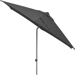 Kettler Sonnenschirm EASY PUSH 300 cm Silber/Anthrazit - Praktische Handhabung - Der Kettler EASY PUSH Sonnenschirm mit 300 cm Durchmesser bietet eine einfache Höhenverstellung und manuelle Neigungsverstellung. Der witterungsbeständige Bezug schützt zuverlässig vor Sonneneinstrahlung.