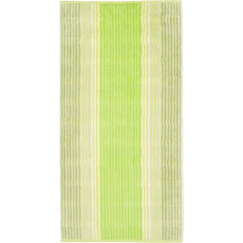 Cawö Handtücher Noblesse Cashmere Streifen 1056 Kiwi - 45