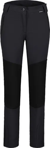 Icepeak Softshellhose Doral für Damen – Anthrazit, Größe 48 - Wanderhosen für Damen, wind- und wasserdicht mit elastischem Softshell-Material und Thermostretch für maximale Beweglichkeit und Komfort bei Outdoor-Aktivitäten.