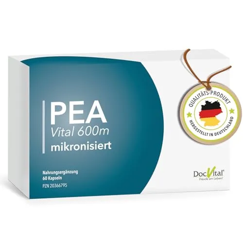 DocVital PEA Kapseln 1200mg MIKRONISIERT – 60 hochdosierte Kapseln