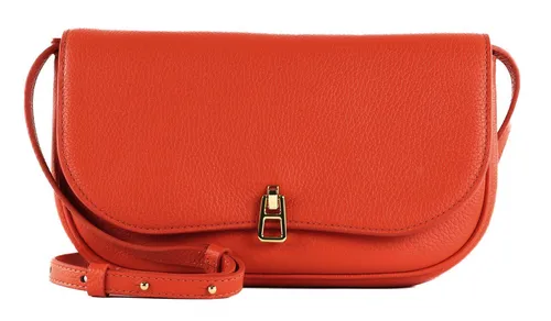 Coccinelle Umhängetasche aus Leder 24 cm in Orange - Elegante Handtasche aus hochwertigem Leder, perfekt für jeden Anlass und ein echter Blickfang in leuchtendem Orange.