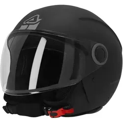 Acerbis Brezza Jethelm - Matt-Schwarz - L - Motorradhelm mit thermoplastischer Außenschale, hypoallergenem Innenmaterial und nur 1150 g Gewicht – ideal für Komfort und Sicherheit auf der Straße.