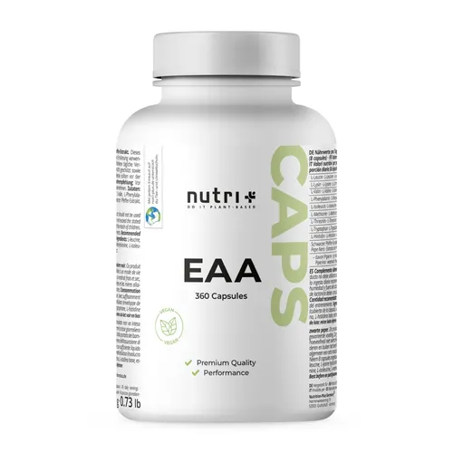nutri+ EAA Kapseln - 9 Essentielle Aminosäuren Komplex