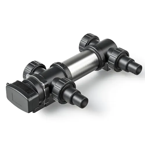 SunSun CUV-724 Teichklärer 5000 l/h - UV-Sterilisator zur effektiven Algenbekämpfung und Verbesserung der Wasserqualität in Teichen, ideal für gesunde Lebensbedingungen von Fischen und Pflanzen.