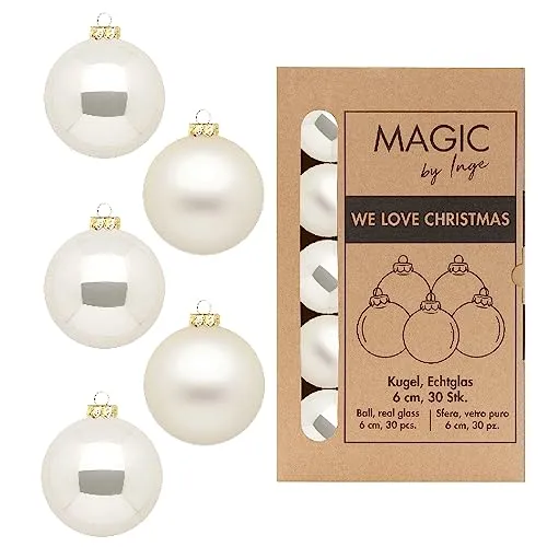 Kugel Champagne in beige von INGE-GLAS