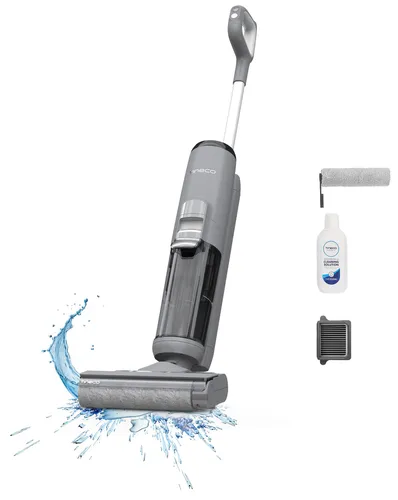 Tineco iFLOOR 5 Breeze Nass-Trocken-Sauger - Der Tineco iFLOOR 5 Breeze vereint Saugen und Wischen in einem Schritt. Mit bis zu 35 Minuten Akkulaufzeit und automatischer Selbstreinigung ist er der ideale Partner für alle Hartböden. Genießen Sie hygienische Sauberkeit im Handumdrehen!